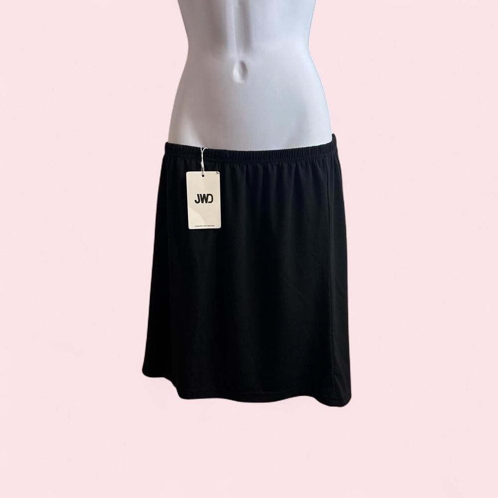 NWT Large JWD Black 2-in-1 Convertible Tube Top Mini Skirt